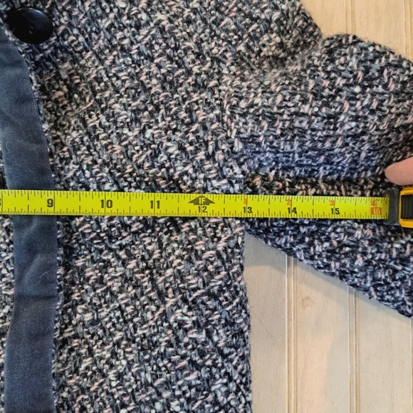 Rothschild Vintage Wool Princess Toddler Velvet Button Down Tweed Insulated Coat - Picture 10 of 11